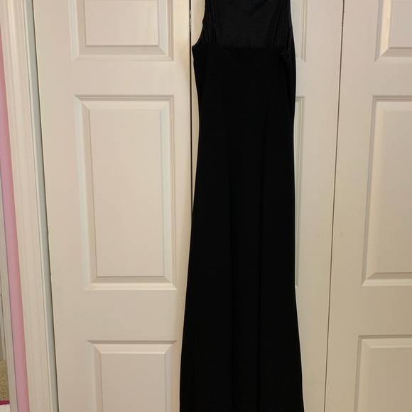 Black beaded long dress, size 10 - Picture 1 of 5